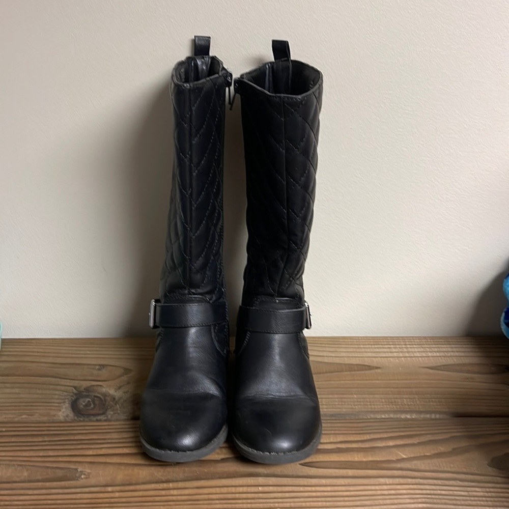 Kohls girls black tall boots